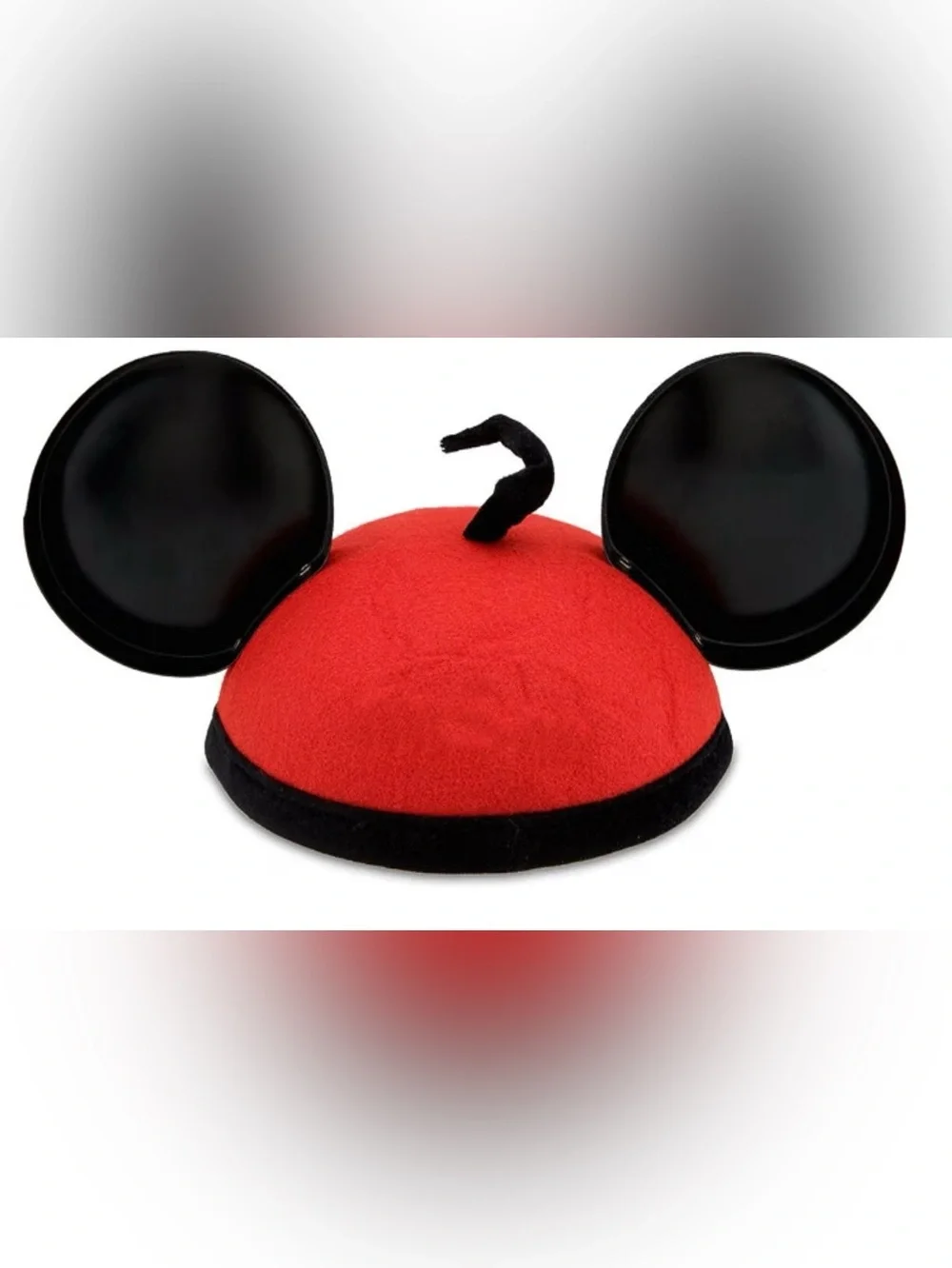 Vintage Disney Parks Mickey Mouse Red Pants Ears Hat- EUC